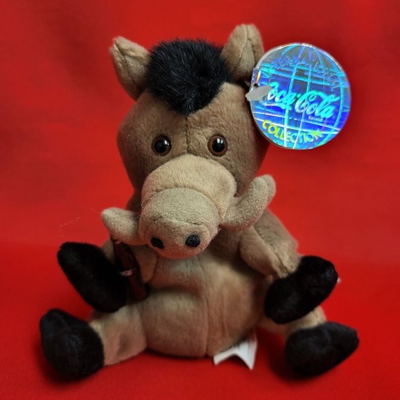Coca Cola Italy Lors Italy The Wild Boar Bean Bag Stuffed Animal Toy 1999 - Picture 12 of 14